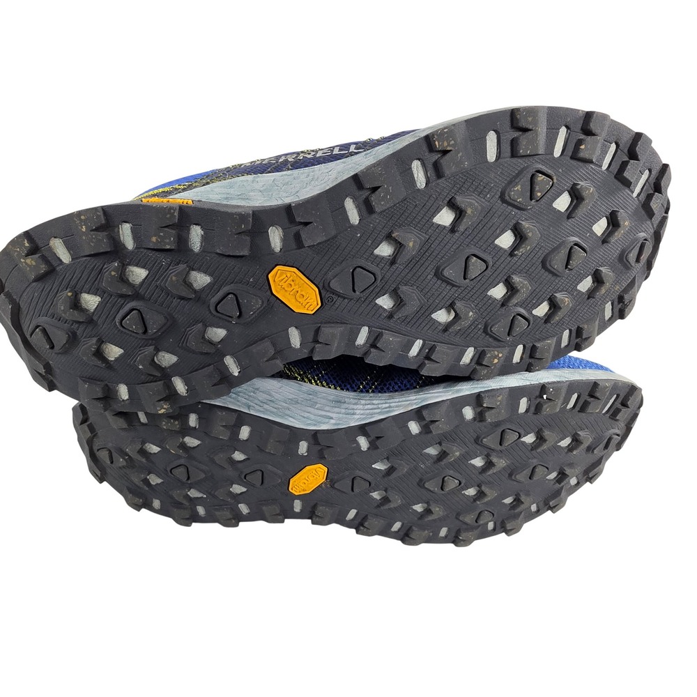 Merrell Moab Flight Mens Trail Running Shoes Blue Yellow J066747 Size 11.5 - Picture 6 of 7